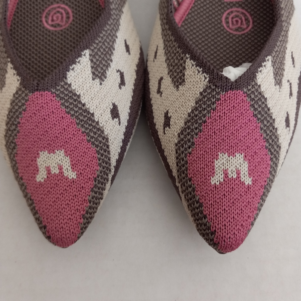 Rothy's The Point Moroccan Rose Shoes  Size 5  New - Picture 2 of 5